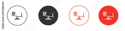 Leverage icon. pictogram sign for Ui UX