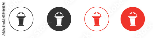 Lectern icon. pictogram sign for Ui UX