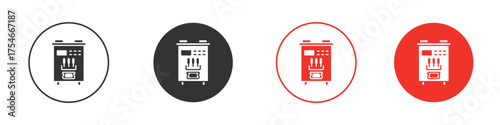 Ice cream maker icon. pictogram sign for Ui UX