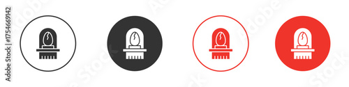 Egg incubator icon. pictogram sign for Ui UX