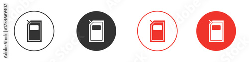 Doy. pictogram sign for Ui UX pouch icon. pictogram sign for Ui UX