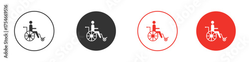 Disabled icon. pictogram sign for Ui UX