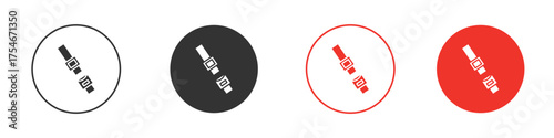 Car seat belt icon. pictogram sign for Ui UX
