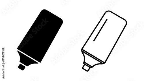 Spray can outline with transparent background