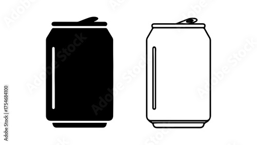 Aluminum cans with pull tabs with transparent background