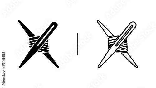 Barbed wire crossing with transparent background