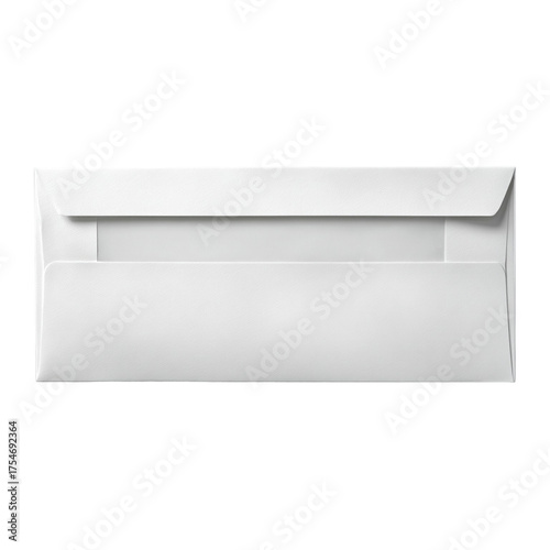 Wallpaper Mural Clean white dl mailing envelope with a traditional gummed flap for correspondence Torontodigital.ca