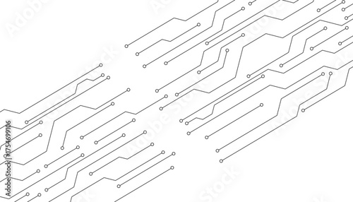 Abstract background with technology circuit board texture. Electronic motherboard illustration.