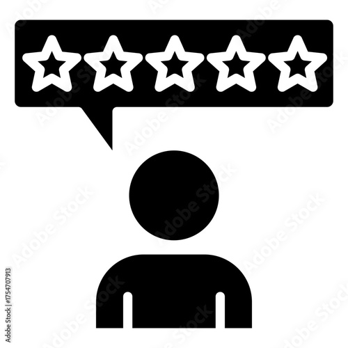 Review Glyph Icon