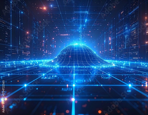 Futuristic Artificial Intelligence Network