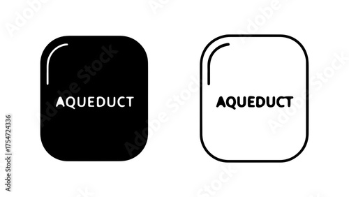Aqueduct logo with rounded square and transparent background