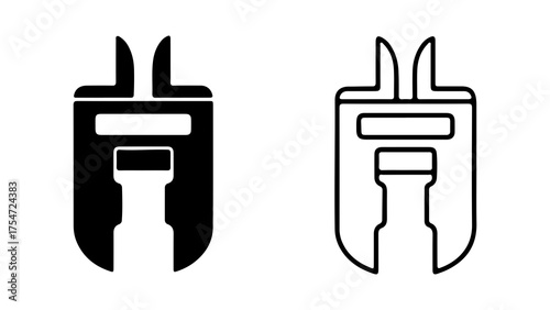 Stapler icon with transparent background