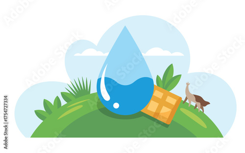 Save water naturally for a greener world and healthy plants