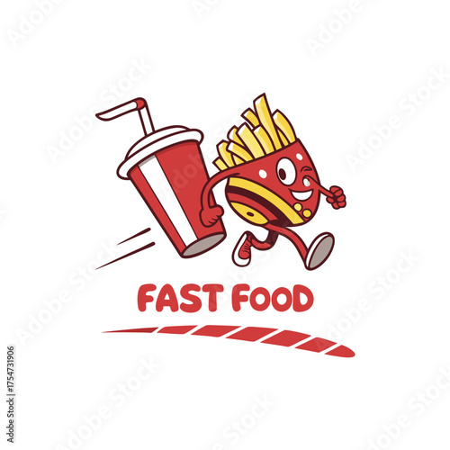 Fast Food Meal Badge
