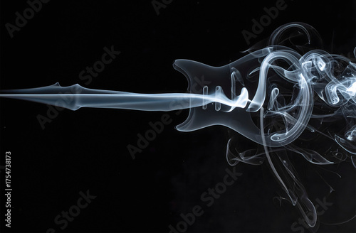 Smoking guitar