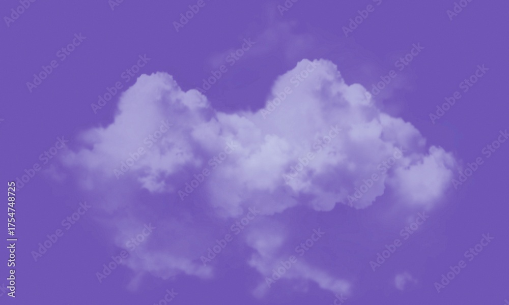 Fototapeta premium Abstract Light Gray Cloud on Blue Background