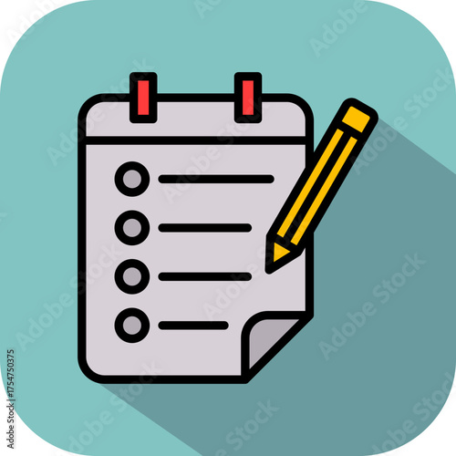 Bullet List isometric icon