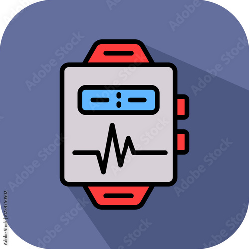 Smartwatch isometric icon