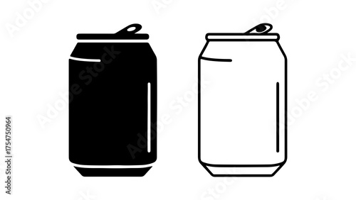 Aluminum cans with pull tabs with transparent background