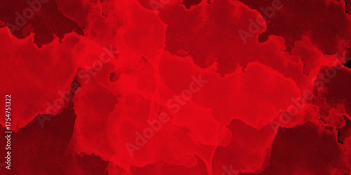 Abstract red paint strokes texture background