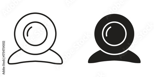 Web camera icon in vector. Logotype