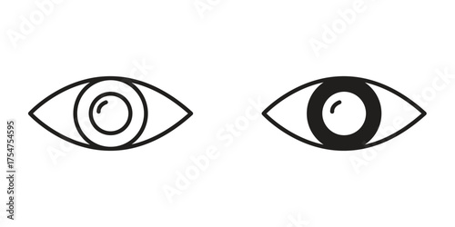 Visible icon in vector. Logotype