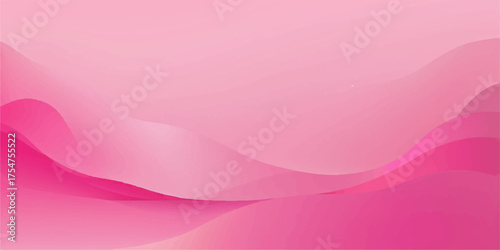 Soft flowing pink silk texture backdrop with artistic light waves pattern