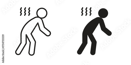 Tired icon in vector. Logotype