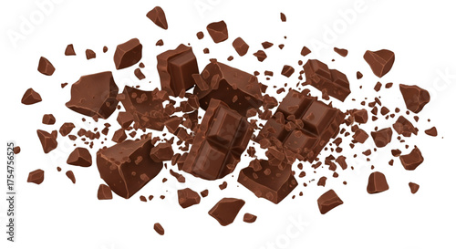 Exploding Milk Chocolate Bar Pieces