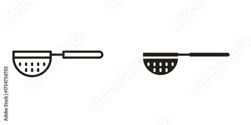 sieve icon in vector. Logotype