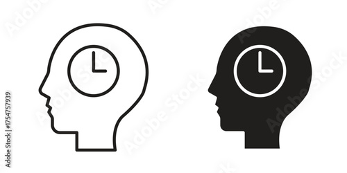 Patience icon in vector. Logotype