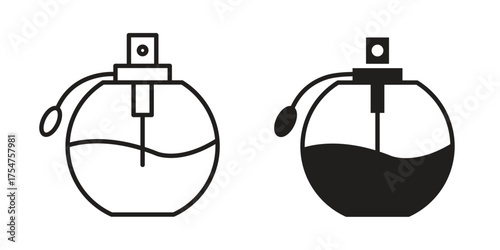 Parfum icon in vector. Logotype