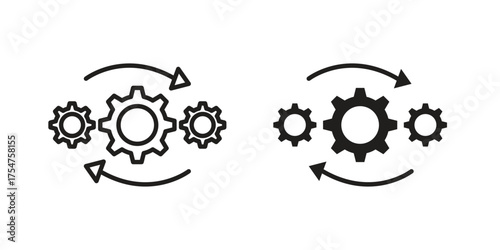 Operation icon in vector. Logotype