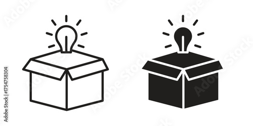 New product icon in vector. Logotype