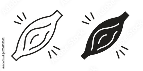 Myalgia icon in vector. Logotype