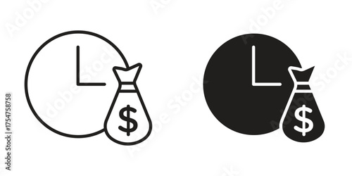Long term investment icon in vector. Logotype