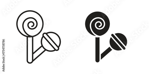 Lollypop icon in vector. Logotype