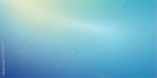 Abstract blue grunge background with sunlight rays creating a bright sky and water glow design