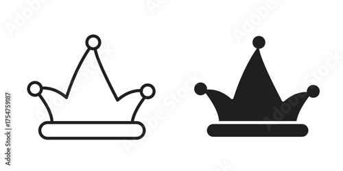 Joker hat icon in vector. Logotype