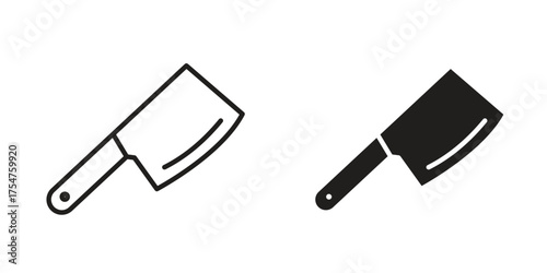 Hatchet icon in vector. Logotype