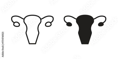 Gynecology icon in vector. Logotype