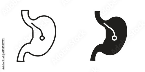 Endoscopy icon in vector. Logotype