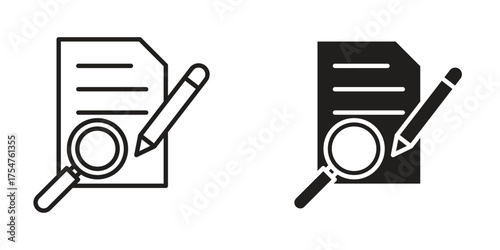 Defining icon in vector. Logotype