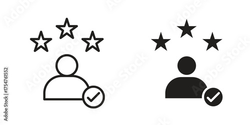 Customer experience icon in vector. Logotype