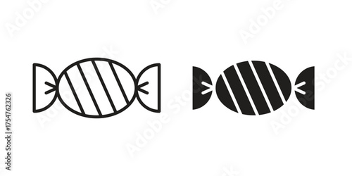 Candy icon in vector. Logotype