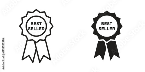 Best seller icon in vector. Logotype