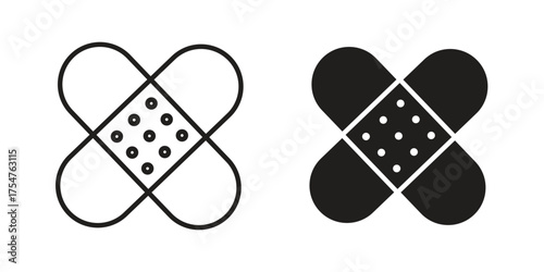 Band aid icon in vector. Logotype