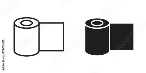 Bandage roll icon in vector. Logotype