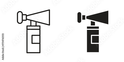 Air horn icon in vector. Logotype