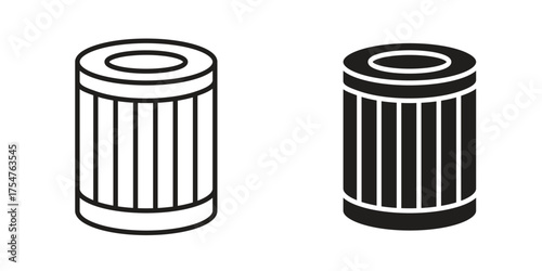 Air filter icon in vector. Logotype